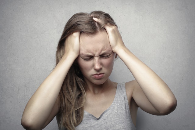 woman anxious from sitting too much