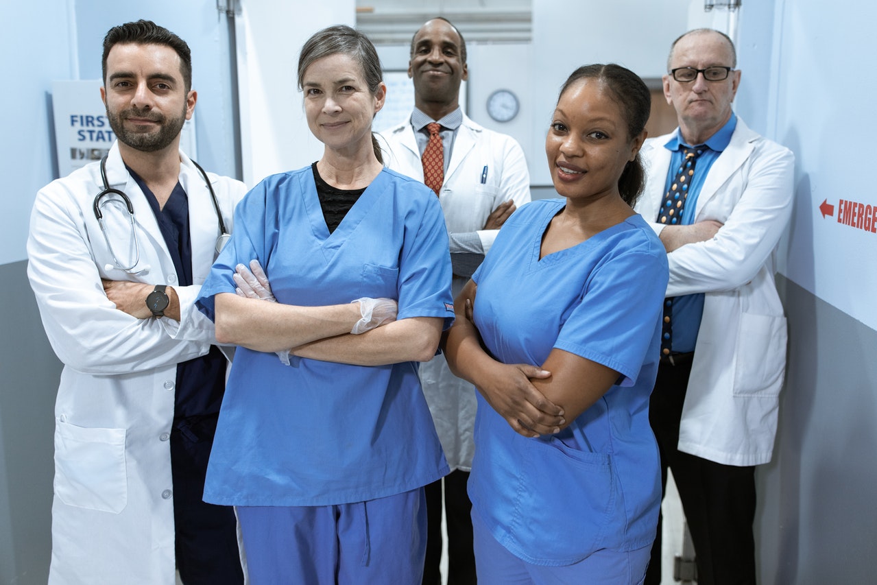 doctors at teaching hospital