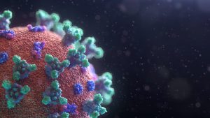 Virus on a cell