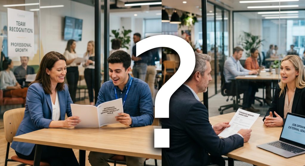 When to Promote From Within And When to Hire Externally